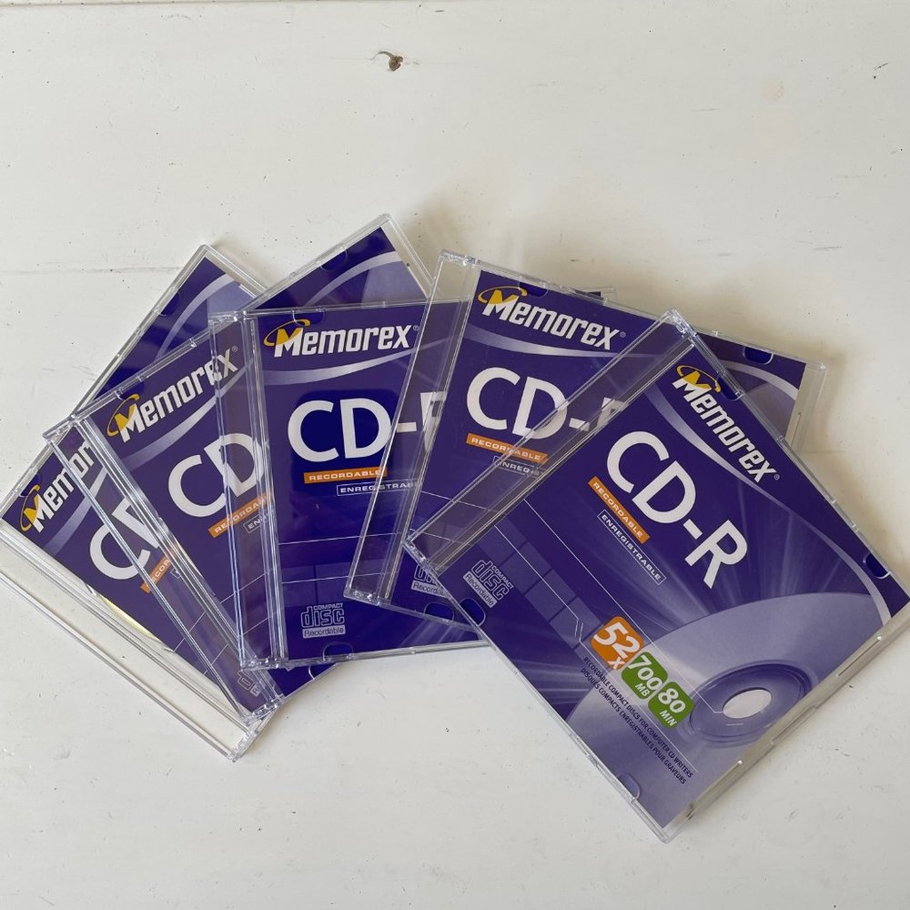 Memorex CD-R (Recordable 5 Pack) 52x 700MB 80 minutes